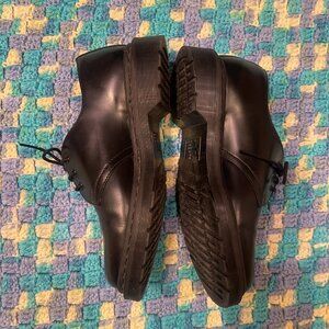 Smooth Leather Oxford Shoes